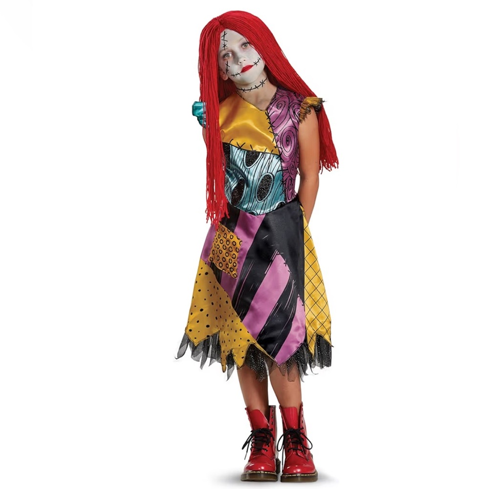 Nightmare Before Christmas Sally Girls Costume
